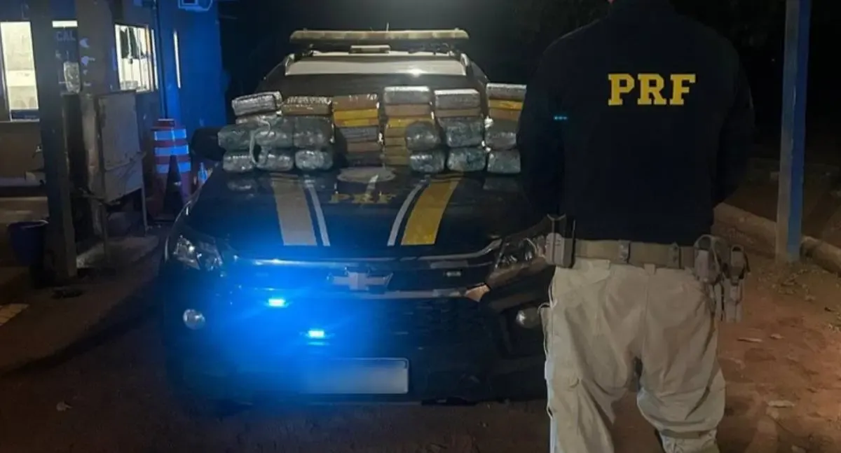 PRF em Rondônia apreende mais de 60 kg de entorpecentes no município de Guajará-Mirim