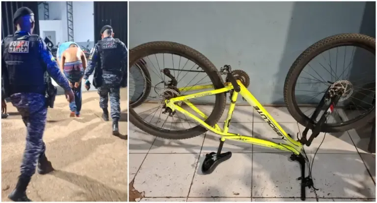 Vídeo: Adolescentes são apreendidos após roubo de bicicleta em Porto Velho