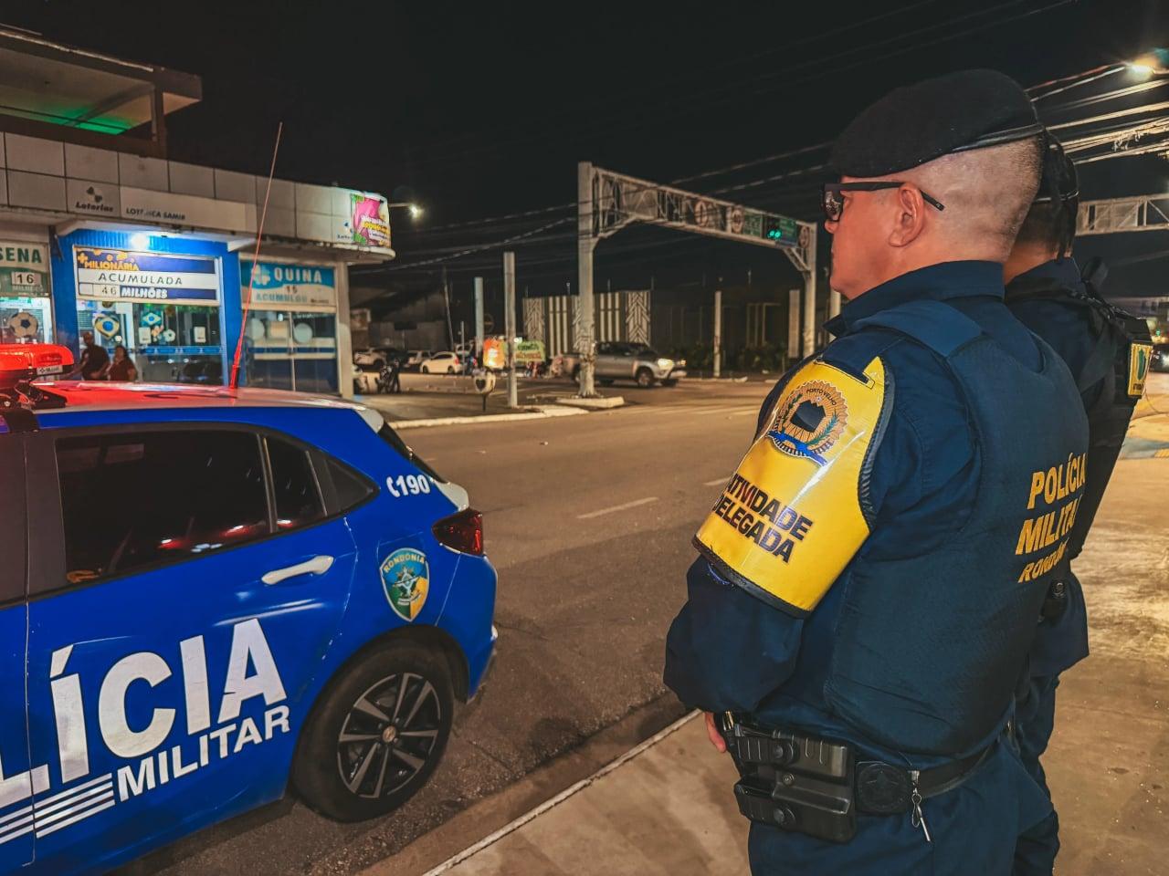 Atividade Delegada reforça segurança durante a madrugada em Porto Velho