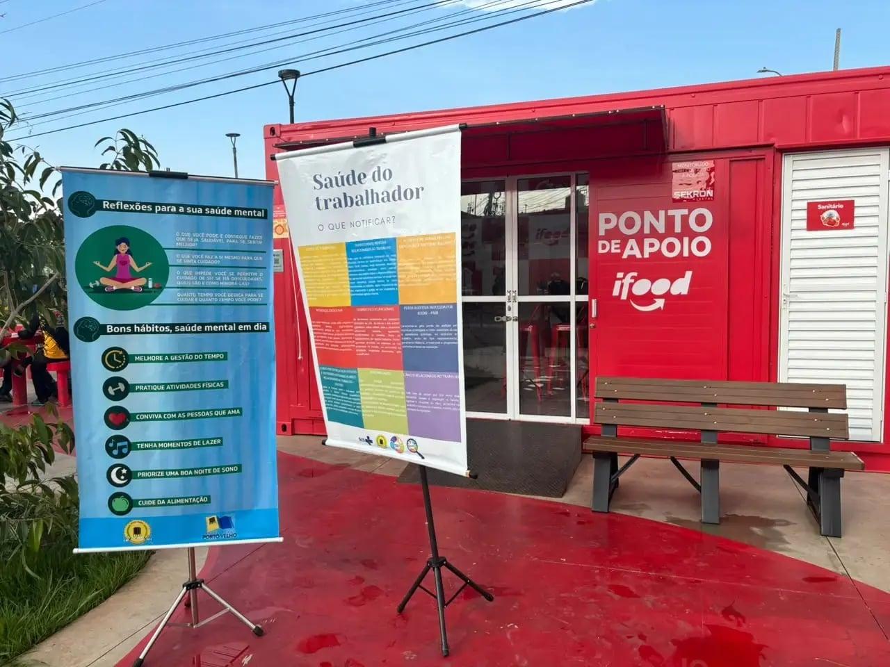 Cerest leva atendimento de saúde até entregadores de aplicativo em Porto Velho
