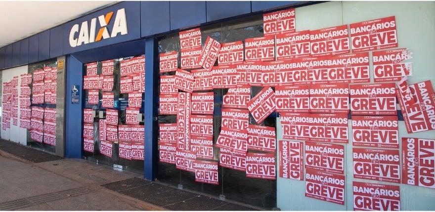 EMPREGADOS DA CAIXA INICIAM GREVE A PARTIR DESTA QUINTA-FEIRA (10)