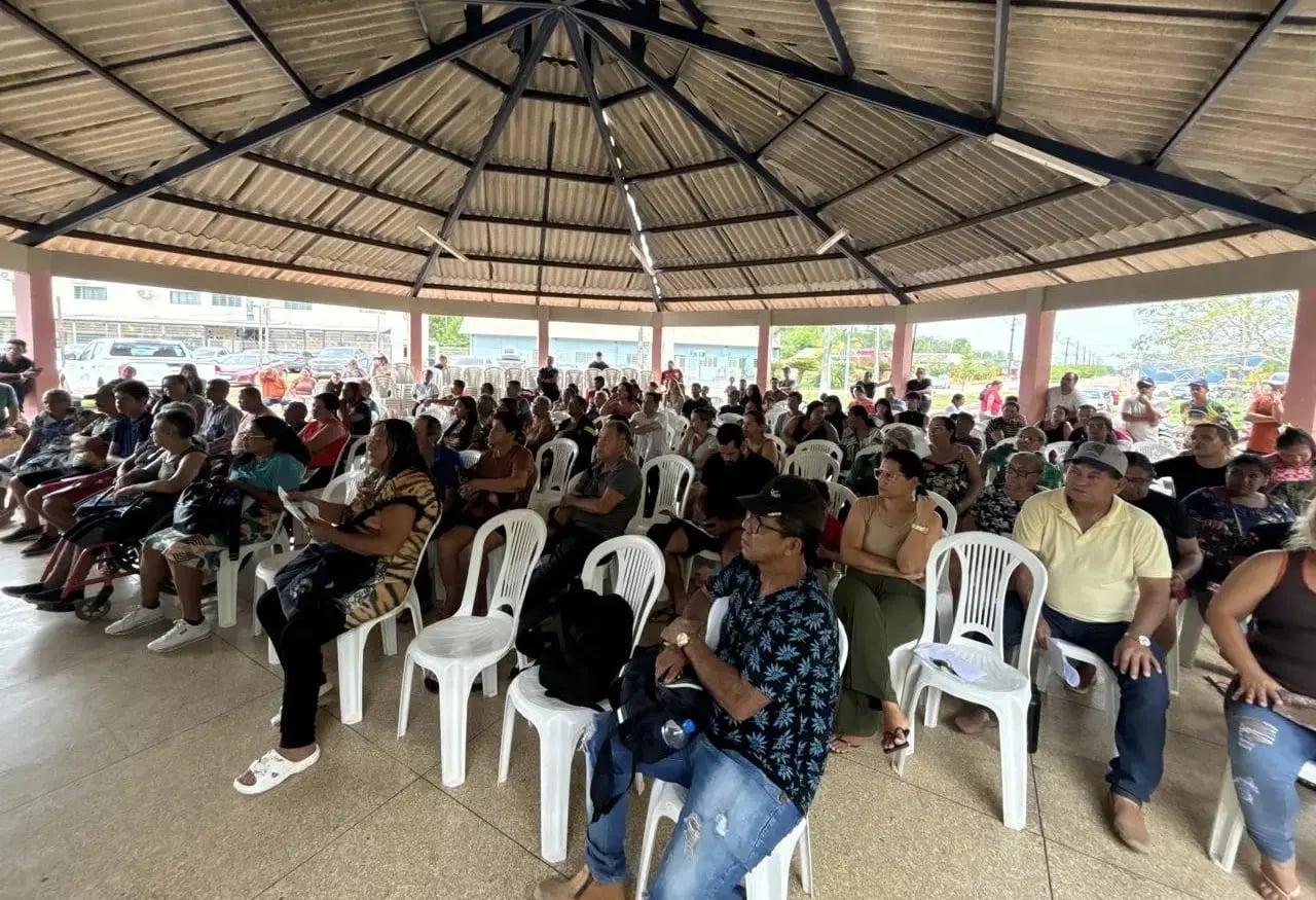 Mais de 190 moradores participam do início da regularização fundiária no núcleo Tomé de Souza