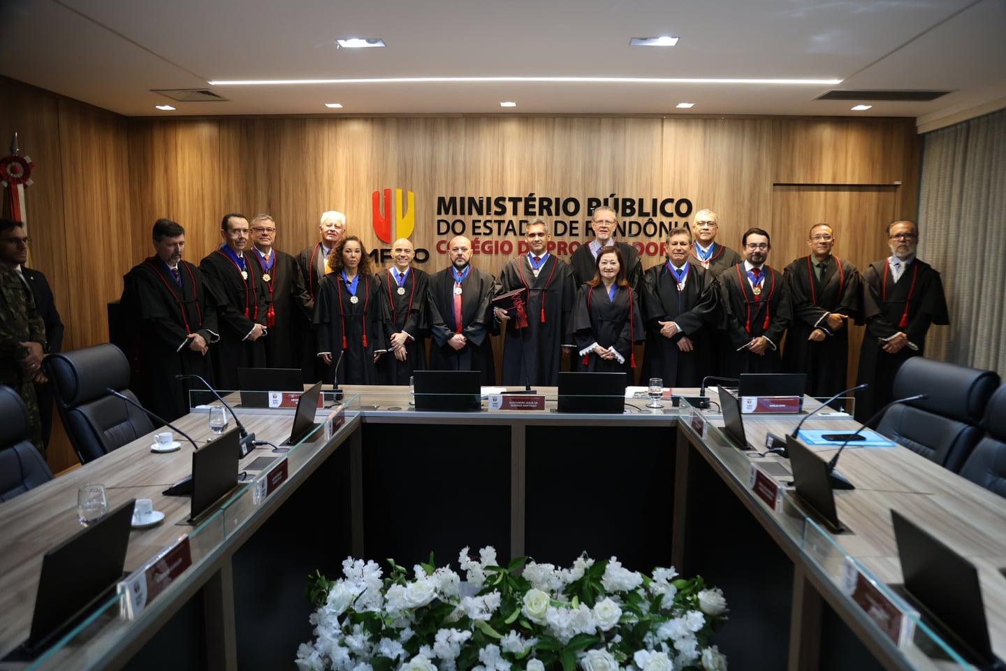 MPRO empossa Rodrigo José Dantas Lima e Jorge Romcy Auad Filho como procuradores de Justiça
