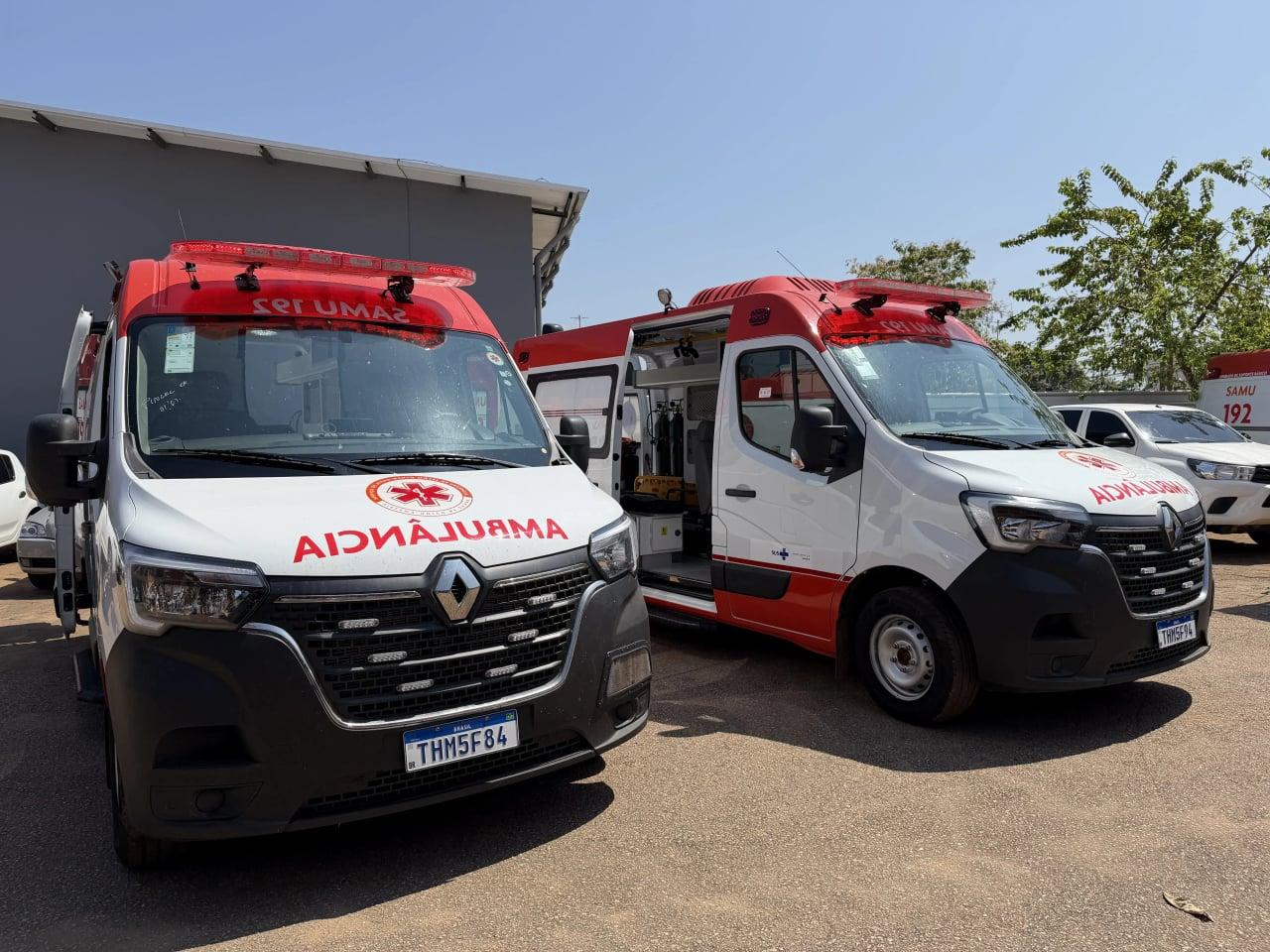 Novas ambulâncias reforçam estrutura do SAMU em Porto Velho