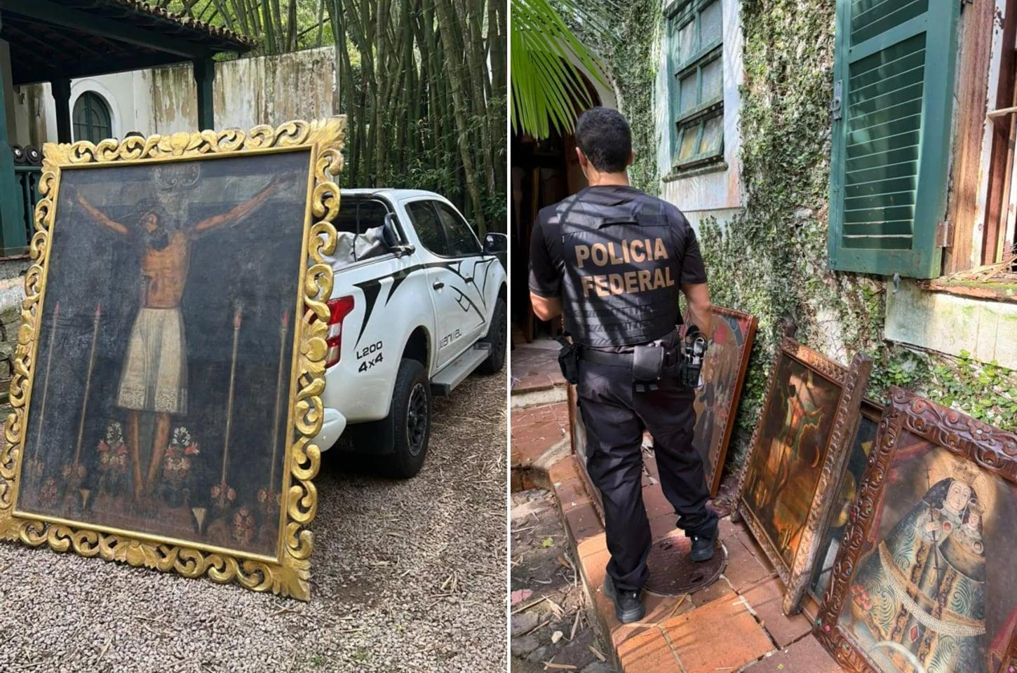 Obra de arte peruana é trazida para o Rio sem autorização e mobiliza PF.