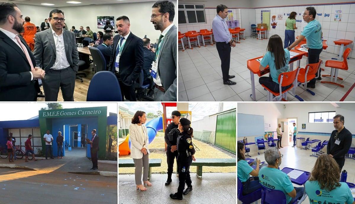 Promotores eleitorais fiscalizam primeiro turno das eleições em todo o Estado