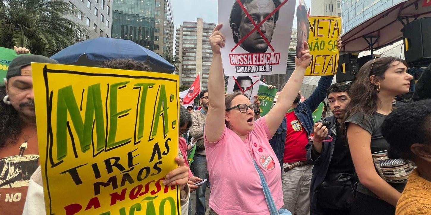 Proposta de canal para proteção de jornalistas é recusada pela Meta