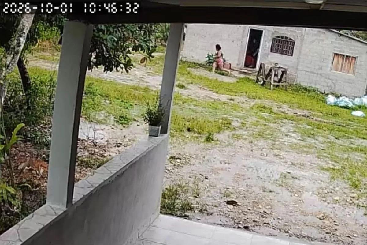 Vídeo mostra grávida tentando fugir antes de ser morta pelo padrasto em SP