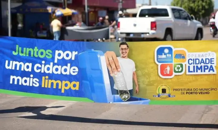 Após mais um ano de serviços, Prefeitura avança em limpeza em Porto Velho