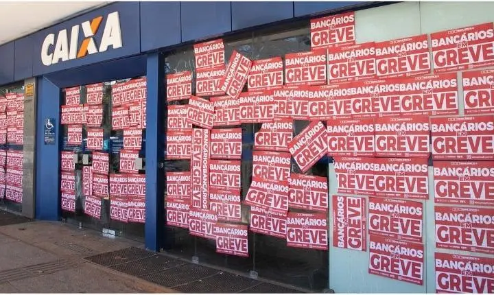 EMPREGADOS DA CAIXA INICIAM GREVE A PARTIR DESTA QUINTA-FEIRA (10)