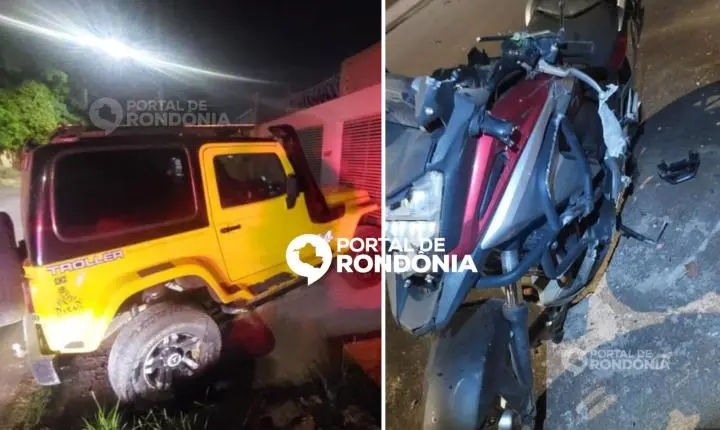 Motorista embriagada atropela e mata motociclista no centro de Porto Velho