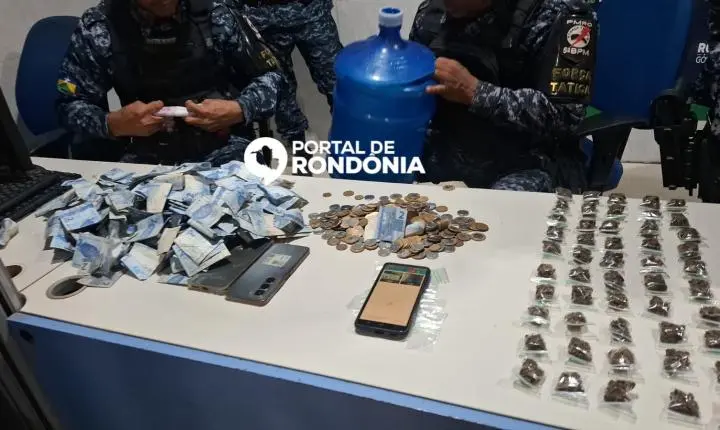 PM apreende maconha, cocaína e dinheiro em operação no bairro São Francisco