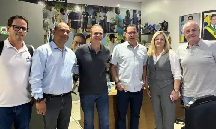 Reeleito deputado estadual, Alan Queiroz visita prefeito Aldo Júlio e agradece apoio recebido em Rolim de Moura