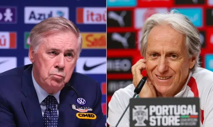 Jorge Jesus: ‘Certeza que Ancelotti tem uma opinião diferente sobre Brasil x Noruega’