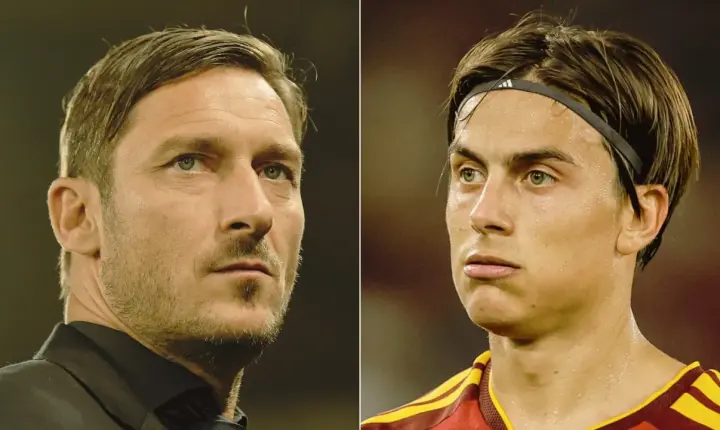 Roma queria dar camisa 10 a Dybala e Totti reclamou: ‘Vocês são todos idiotas’