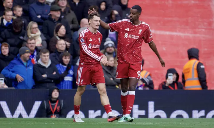 Wirtz, Barcola, Araújo e Isak: Como quarteto do Liverpool fez diferença contra sensação Brighton