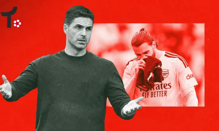 Arsenal sofre gols demais de fora da área: azar, falhas de Raya ou problema defensivo?