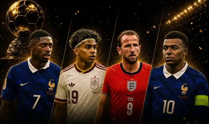 Bola de Ouro 2026: Ganhar sem título importante é possível? O dado que interessa a Mbappé e Kane
